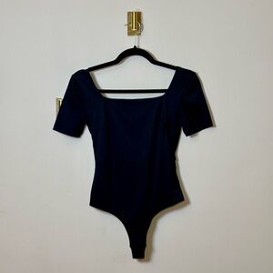 Black Short Sleeve Bodysuit